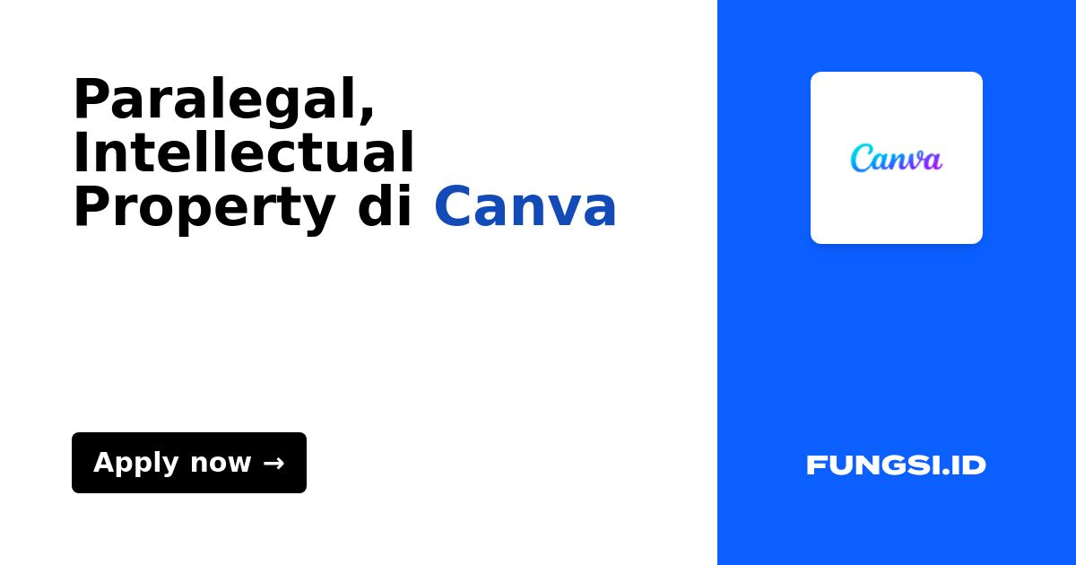 Paralegal Intellectual Property di Canva Fungsi id