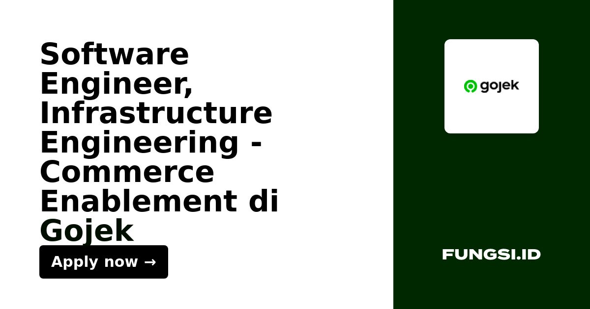 Software Engineer, Infrastructure Engineering - Commerce Enablement di ...